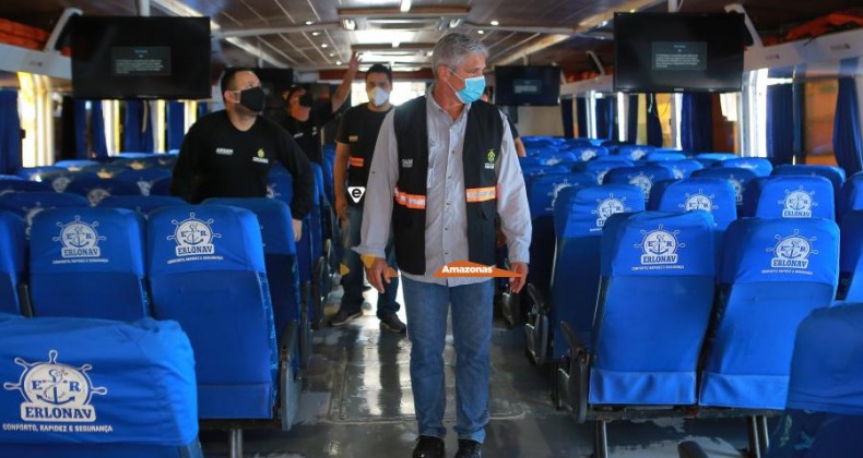 Amazonas retoma transporte hidroviário após paralisação por pandemia
