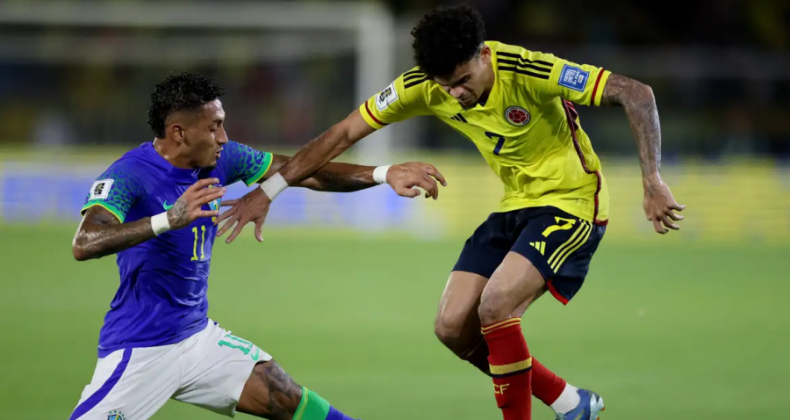 Brasil joga mal e perde para Colômbia em Barranquilla